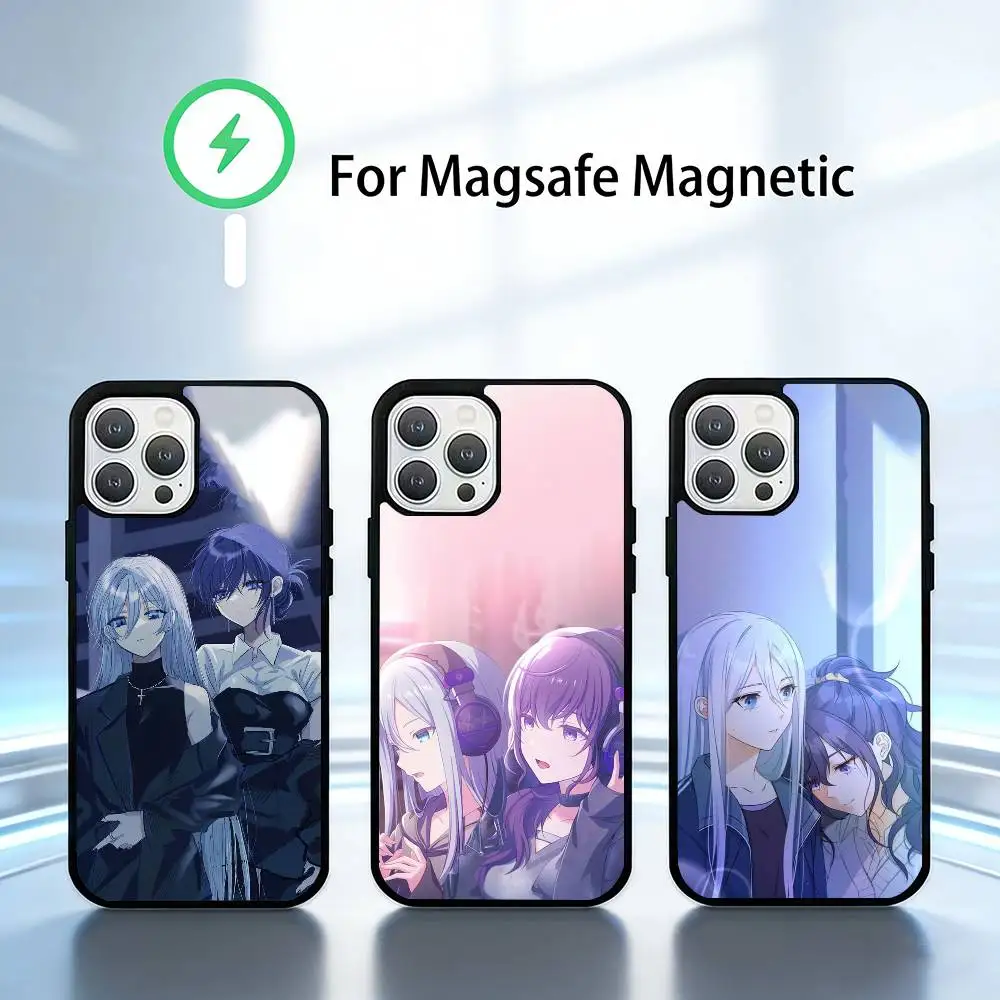 

K-Kanade Yoisaki Mafuyu Asahina Phone Case For iPhone 17,16,15,14,13,Pro,Max,Plus,Magnetic For Magsafe Wireless Charging