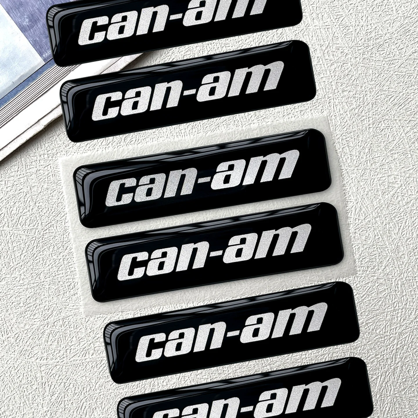 3D Gel Decal Epoxy Sticker Strips Warteproof Badges For BRP Can-Am Outlander Electric Spyder Ryker Canyon Commander Origin/Pulse view 6