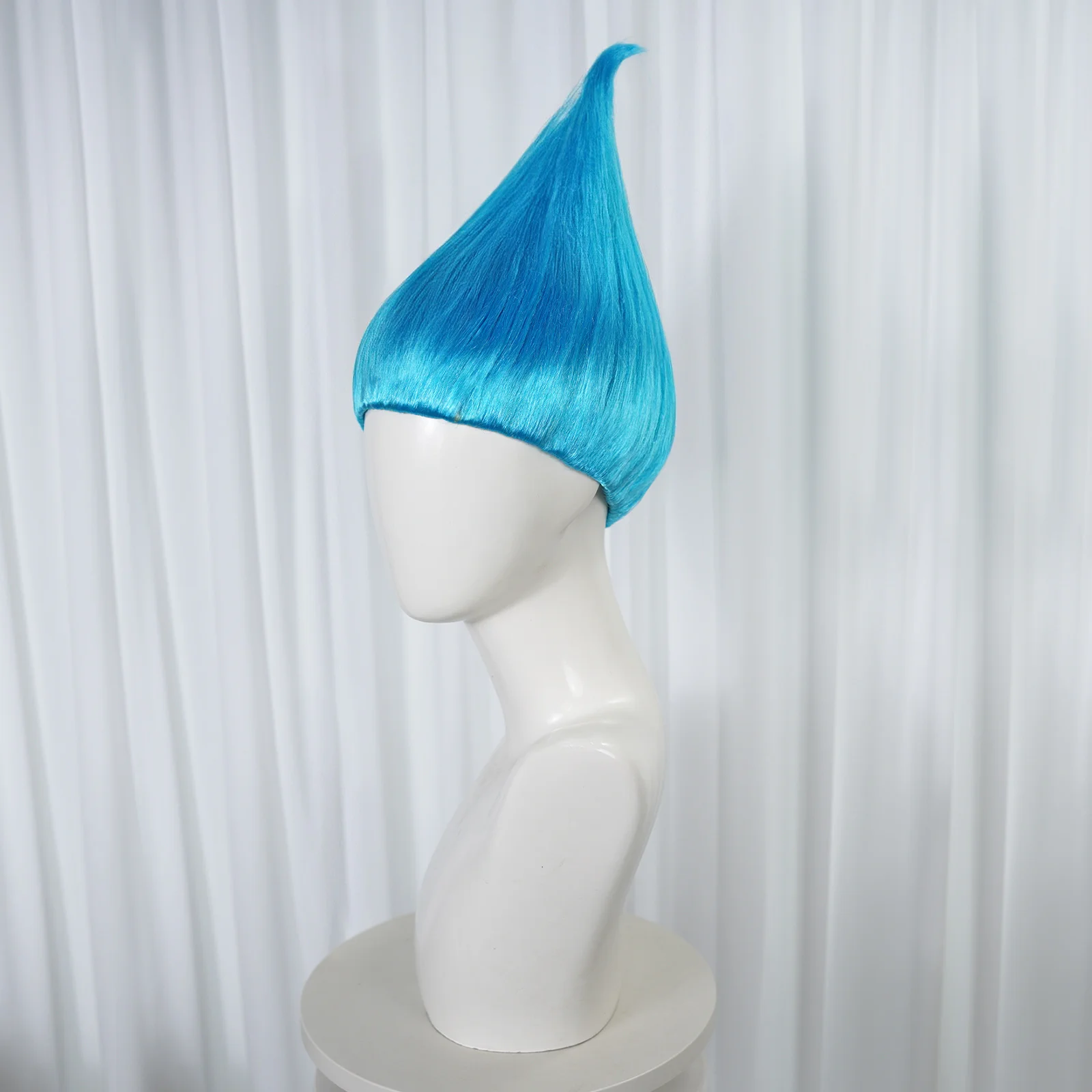 Synthetic Blue Wig for Halloween Party, Funny Cosplay Wig for Adult Men & Women, for Halloween, Themed Parties, Carnival
