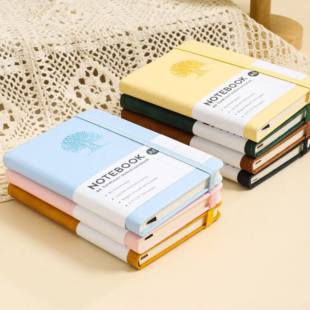 Thickened A6 Notebook Horizontal Line Inner Page 192 Pages Exercise Book Flip Over Design Notepad School Office Supplies