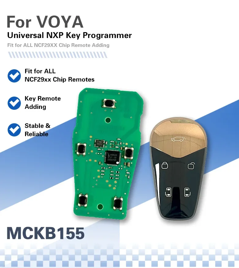 MCKB154-MCKB163 NXP Killer Adapter Base for KYMCO VOYAN CHERY HYUNDAI for NISSAN GEELY KIA Smart key unlimited NXP killer