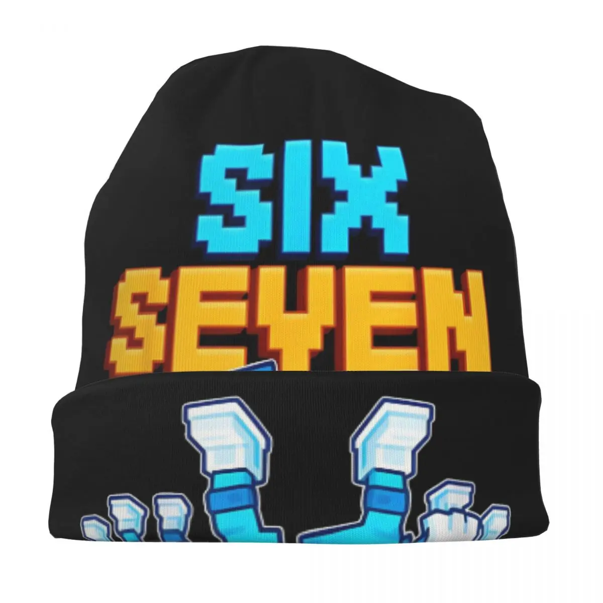 67 ستة سبعة 6-7 مضحك الإيطالية Brainrot مترهل قبعة قبعة رجل امرأة الشتاء الشارع الشهير Skullies قبعات بونيه الحياكة القبعات