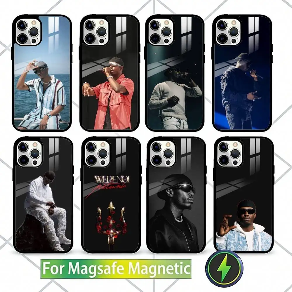 

Rapper W-Werenoi Phone Case For iPhone17,16,15,14,13 Plus,Pro Max Magnetic For Magsafe Wireless Charging
