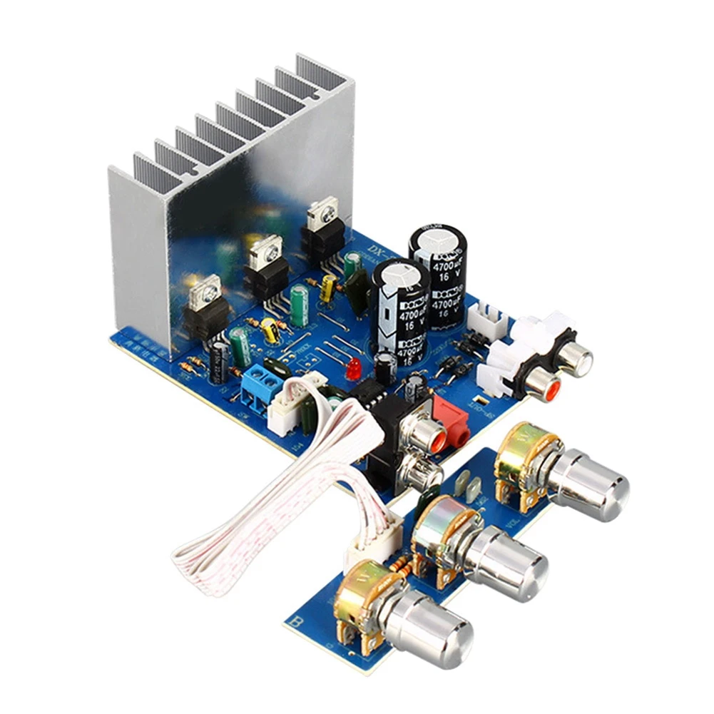 

TDA2030 15W+15W+30W 2.1 Channel Amplifier Audio Board Subwoofer Amplifier Bass Output for Speaker DIY Dual AC12-15V XY