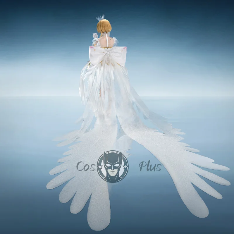 

Kinomoto Sakura Косплей Костюм Аниме Card Captor Sakura Женское платье OP Lolita Snow Angel Хэллоуин Рождественский костюм