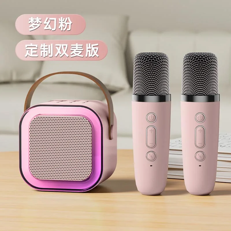 Karaoke K12 Microphone Speaker High-end Bluetooth Audio Ktv Small Home Professional Children's Singing Bluetooth Speaker Column