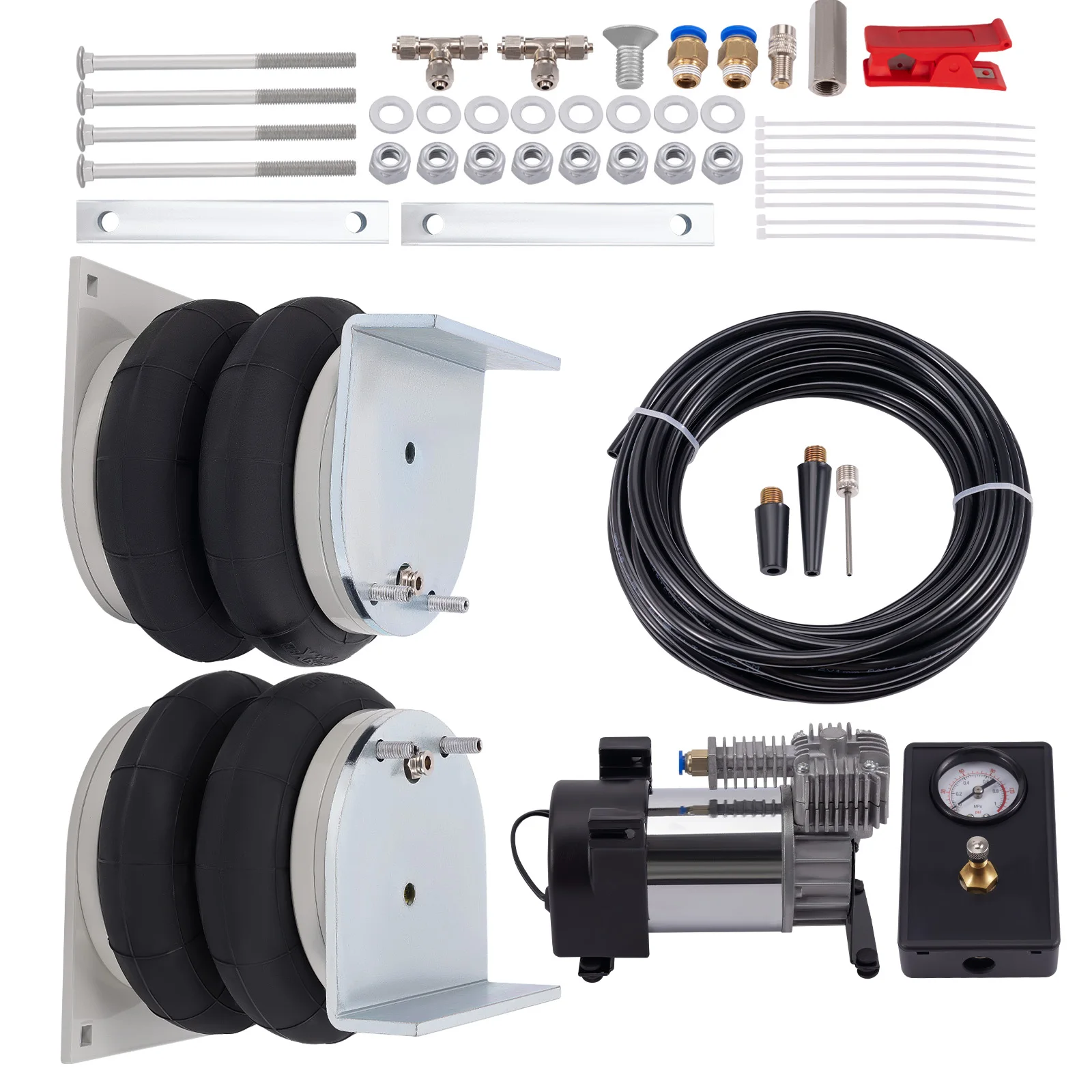 Air Suspension KIT with 12 V Compressor for Vauxhall Movano 2010-2024 4000kg Air Spring Suspension Leveling Kit 5000lbs