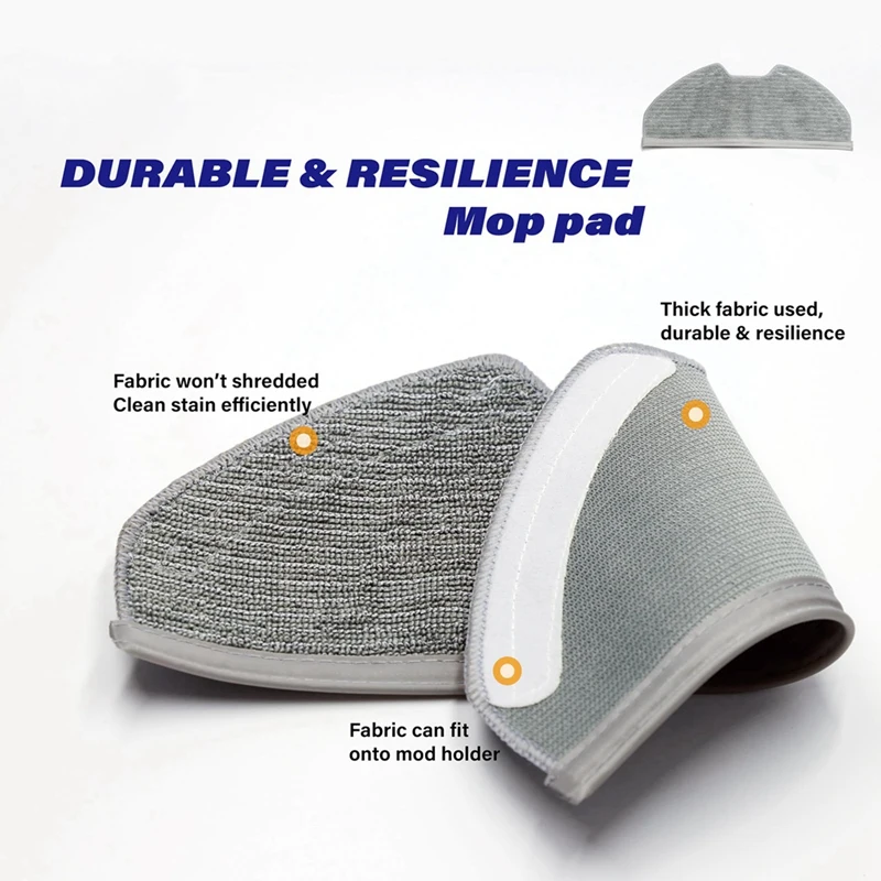 【Berserkk】طقم قطع غيار للمكانس الكهربائية الروبوتية من سلسلة Eufy X8 Pro - مجموعة مكونة من 17 قطعة مع فرش ومرشحات ومنصات ممسحة