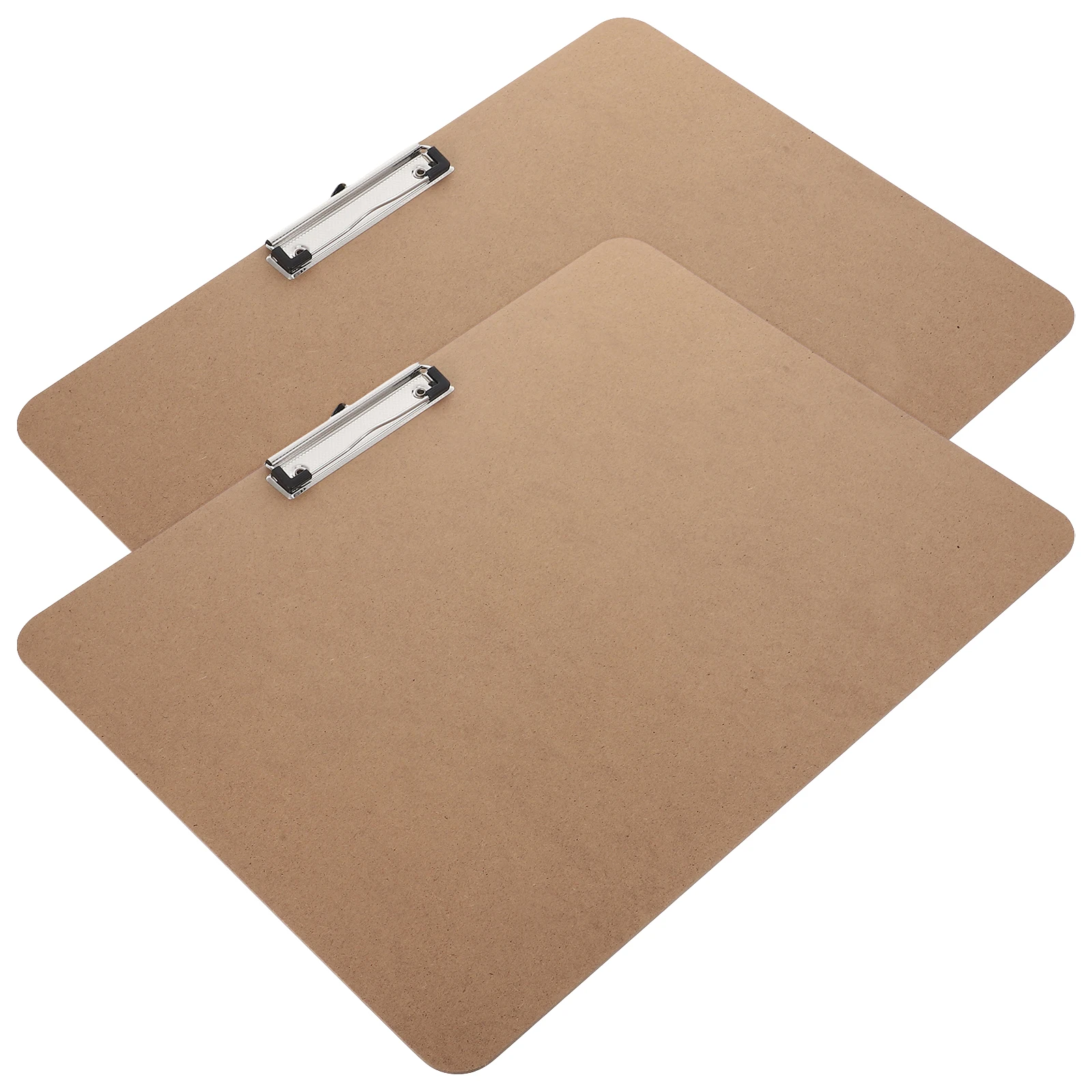

2Pcs Wooden Clipboard for Drawing Large Size Smooth Surface Material Strong Clip Portable Art Supplies