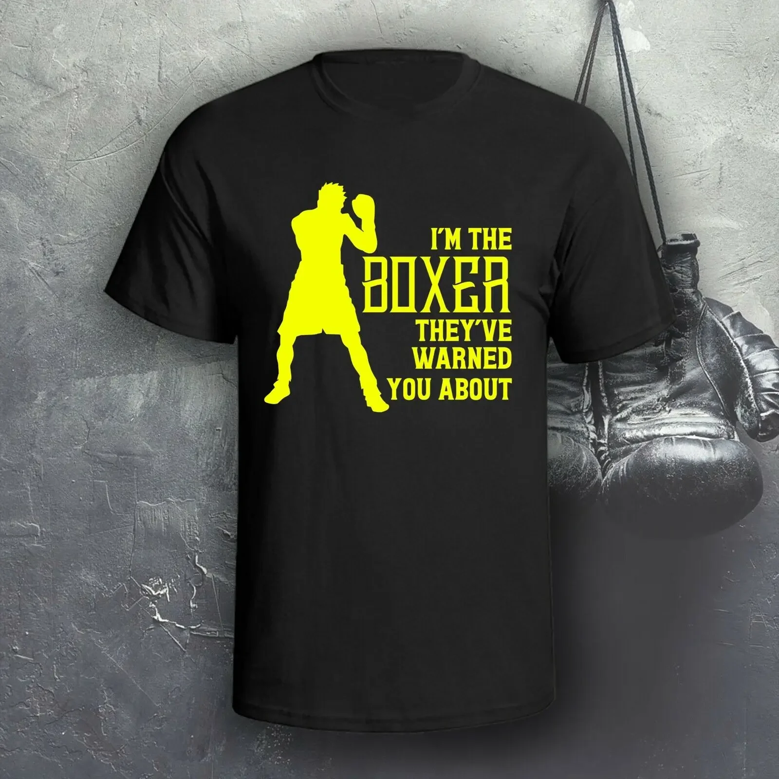 I'm Boxer and They Have You Warning | Boxing | Karate | Muay Thai - Brand New 100% Cotton Short Sleeve O Neck T Shirt Men's Top