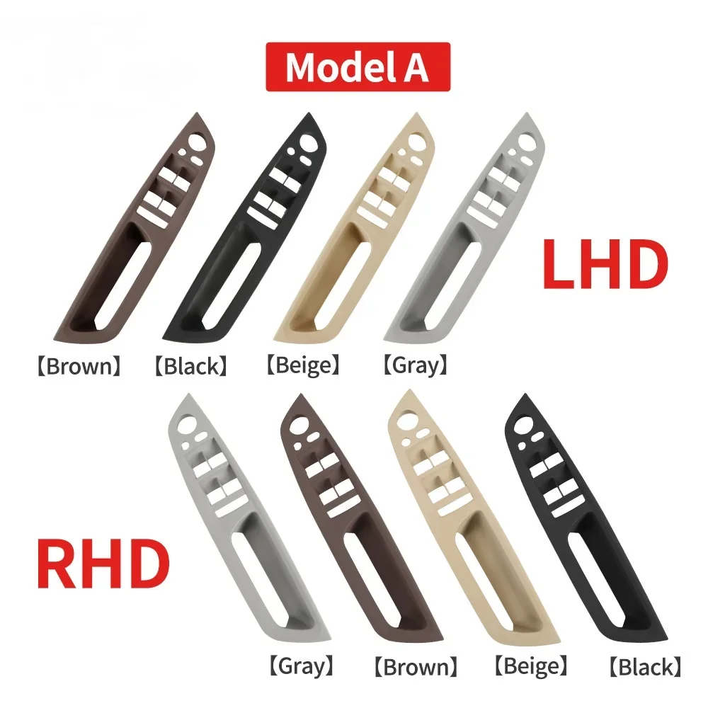 For BMW E70 E71 E72 X5 X6 Series Car Interior Door Pull Handle Armrest Panel Trim Without Mirror Folding Button