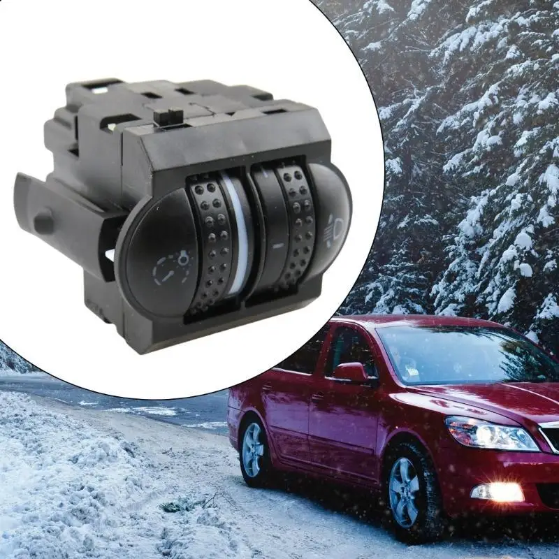 Car Dimmer Switch for B5 98-05 3B0941333C ​Headlight Dashboard Brightness Adjustment Control Switch