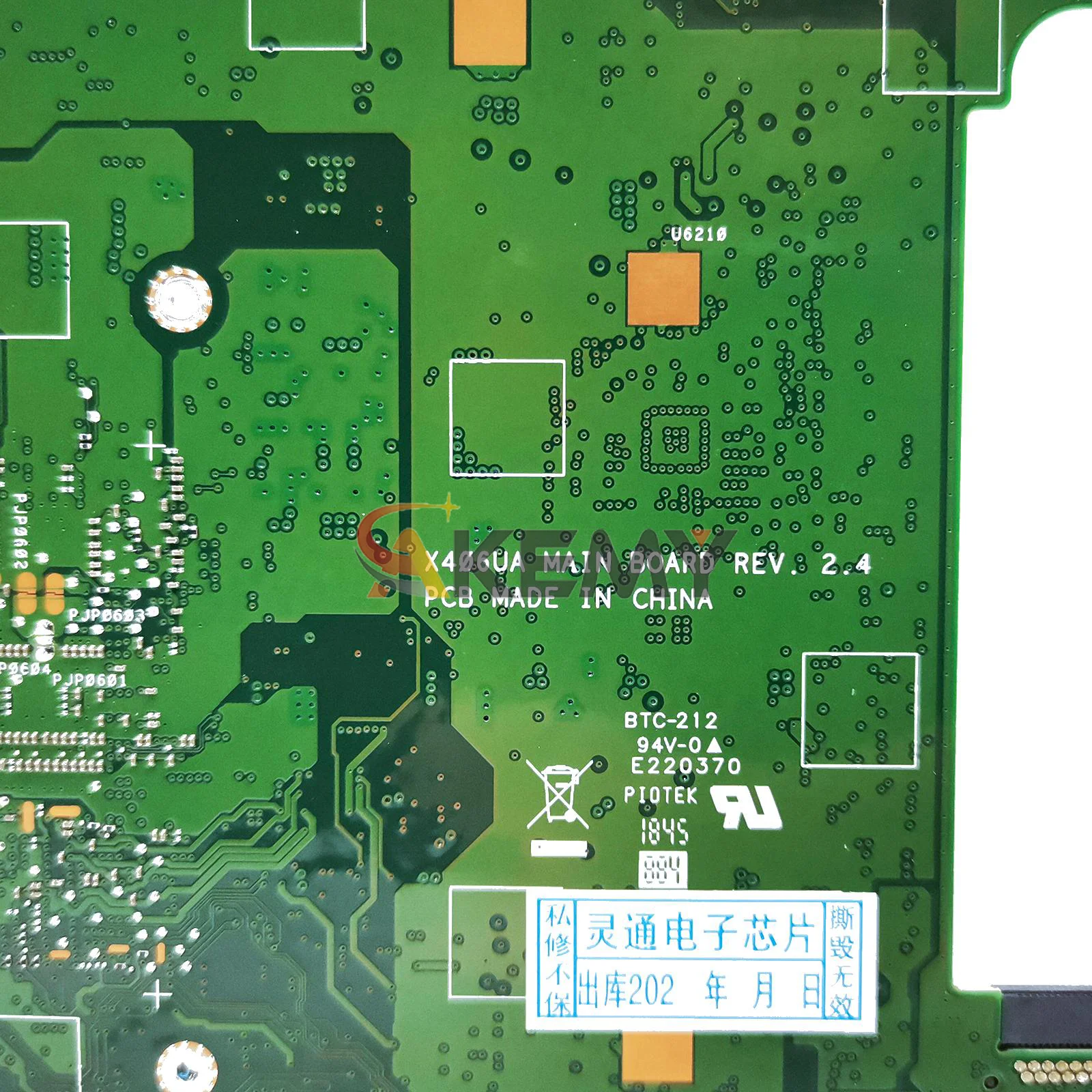 X406UA Laptop Moederbord Voor ASUS VivoBook X406UAS K406U S406U X406UA X406UAR X406U V406U Moederbord Met I3 I5 I7 CPU testen OK