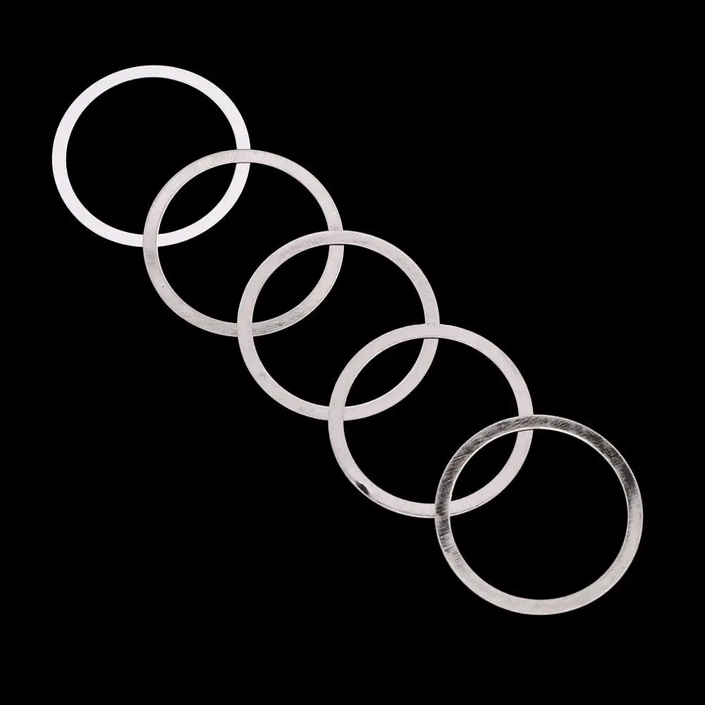 6pcs Aluminum Alloy Bike Front Fork Fine Tuning Cycling Accessories Spacing Pad Bicycle Headset Spacer Gasket Adjusting Washer