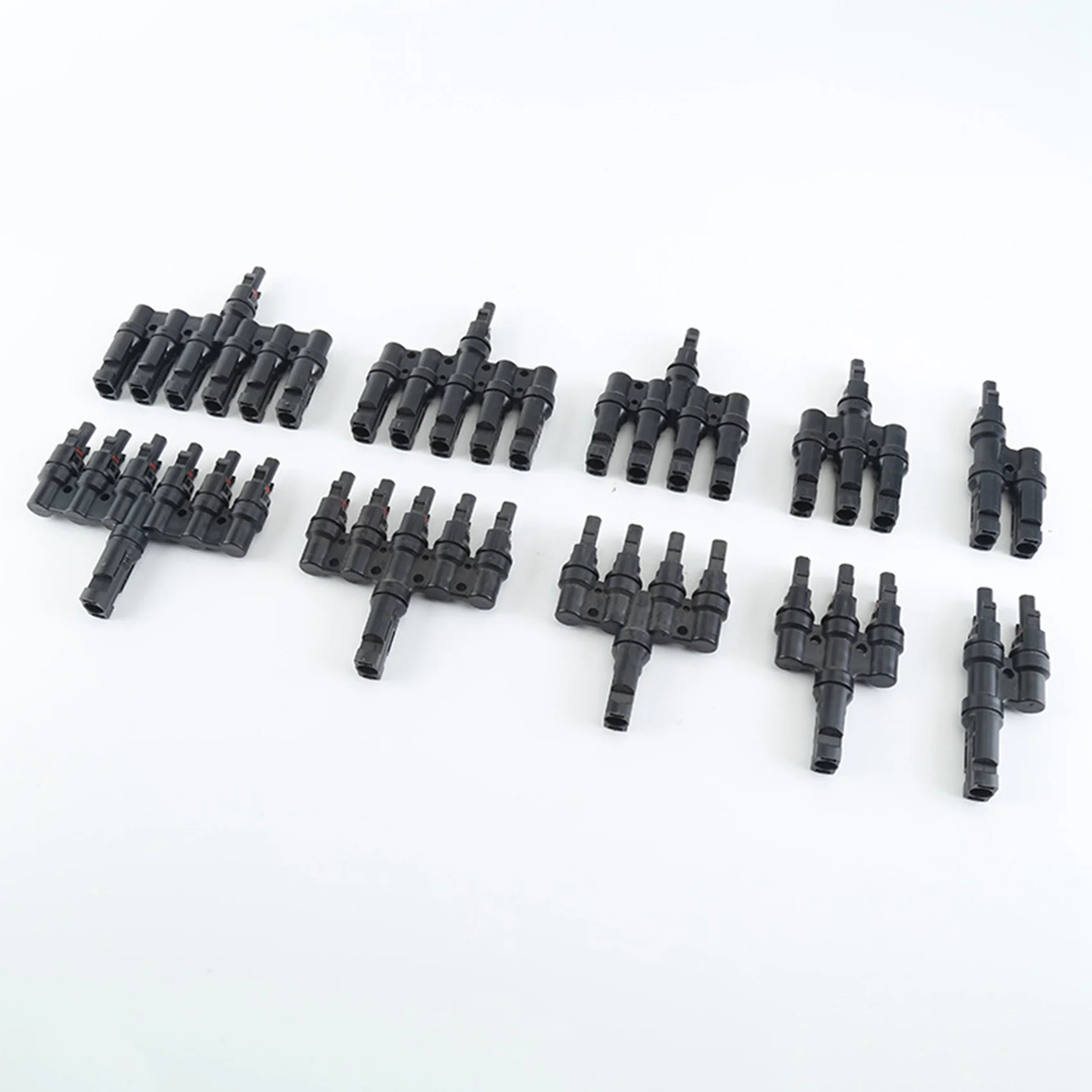 !【Top Deals】Solar PV Connector 1500V 50A 2T 3T 4T 5T 6T Branch Parallel Connection IP67 Electrical PV Panel Cable Connector