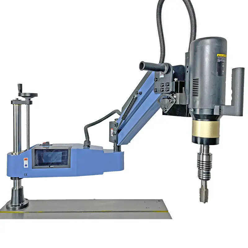 Industrial Flex Arm Auto Pipe Nut Hand Drill Servo Tapping Machine Gear For Metal Tapping Screw