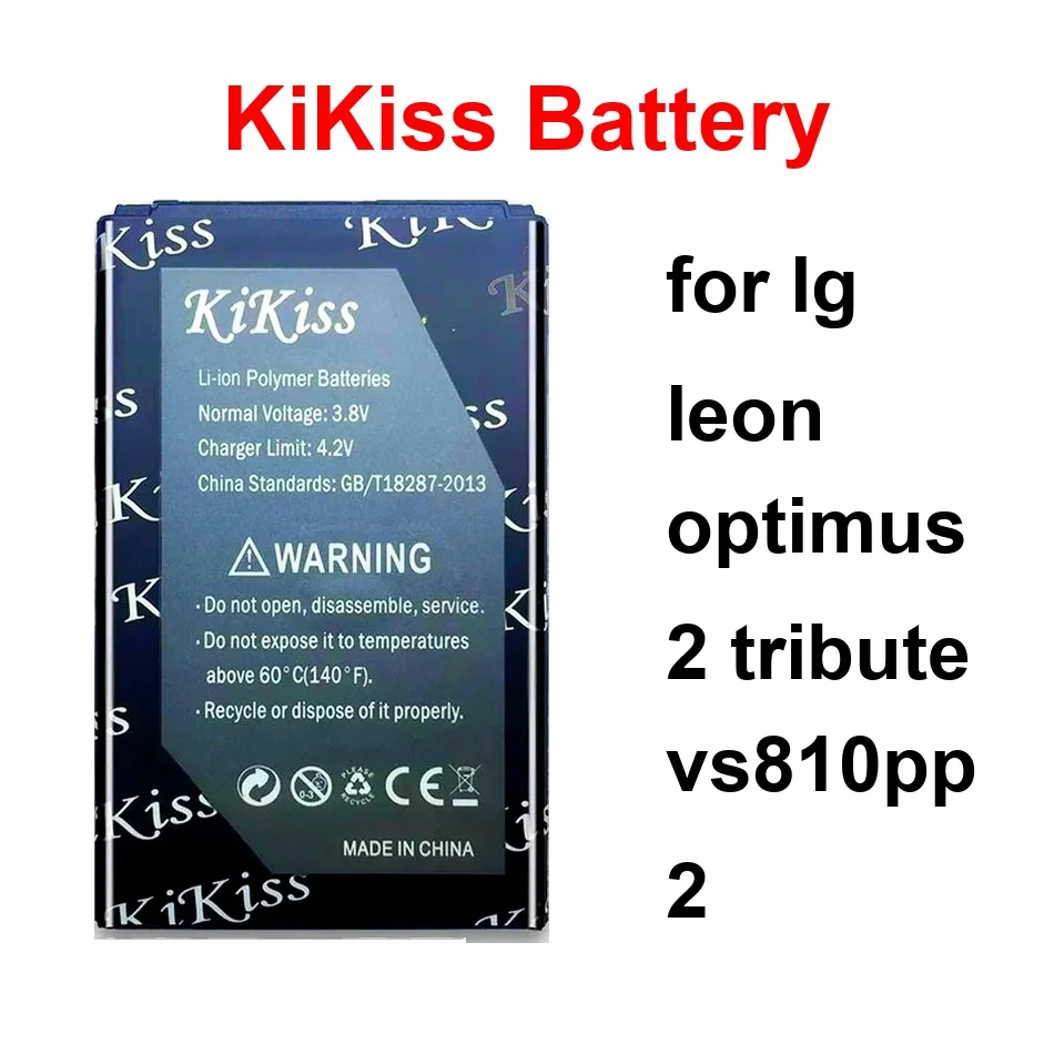 

Аккумулятор для мобильного телефона высокой емкости BL-41ZH BL-46ZH BL-41A1H 3200-4000 мАч для LG Leon Optimus 2 Tribute Vs810pp