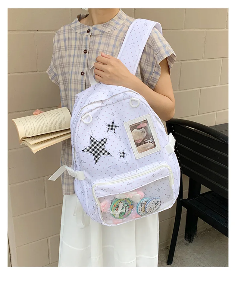 Kawaii Starry Harajuku Ita College Backpack - Limited Edition