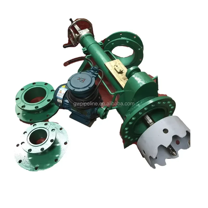 2-8 inch HT200 PN16 Electric Pipe Thermal Tapping Machine for Pipe Drilling in Online Pipes