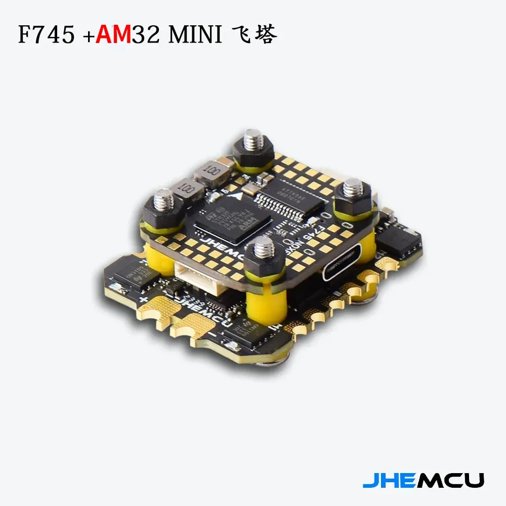 JHEMCU F745 Mini BL32 60A Stack F745 NOXE Flight Controller AM32 60A 4in1 Mini ESC 3-6S 20X20mm for FPV Drones