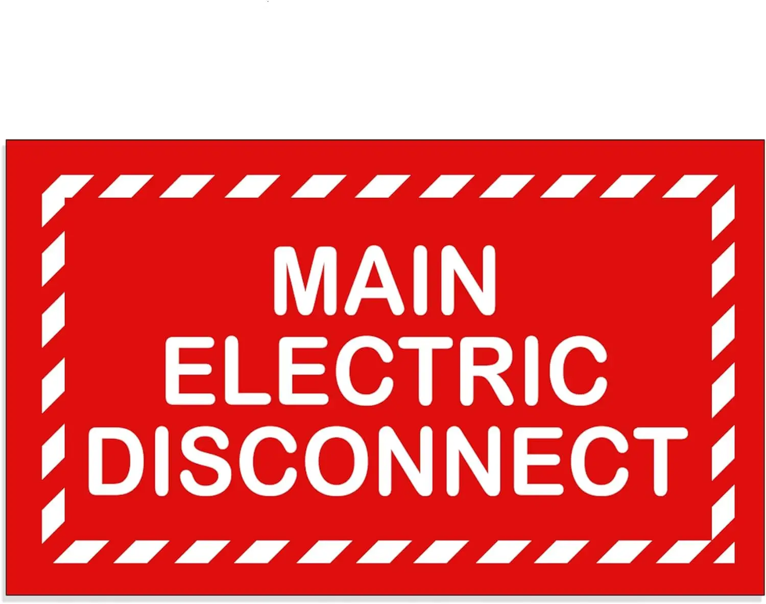 

Electrical Disconnect Label Stickers 8pcs 3.5 * 5inch Hazardous Electrical Service Disconnect Electrical Hazard Caution