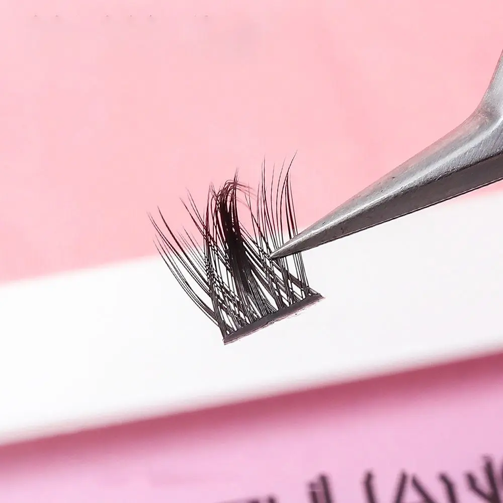 แบบพกพา Natural False Eye Lashes ง่ายหลากหลายขนาดใหญ่ความจุขนตาหนังสือมังงะ Y2K เครื่องมือแต่งหน้าตาผู้หญิง