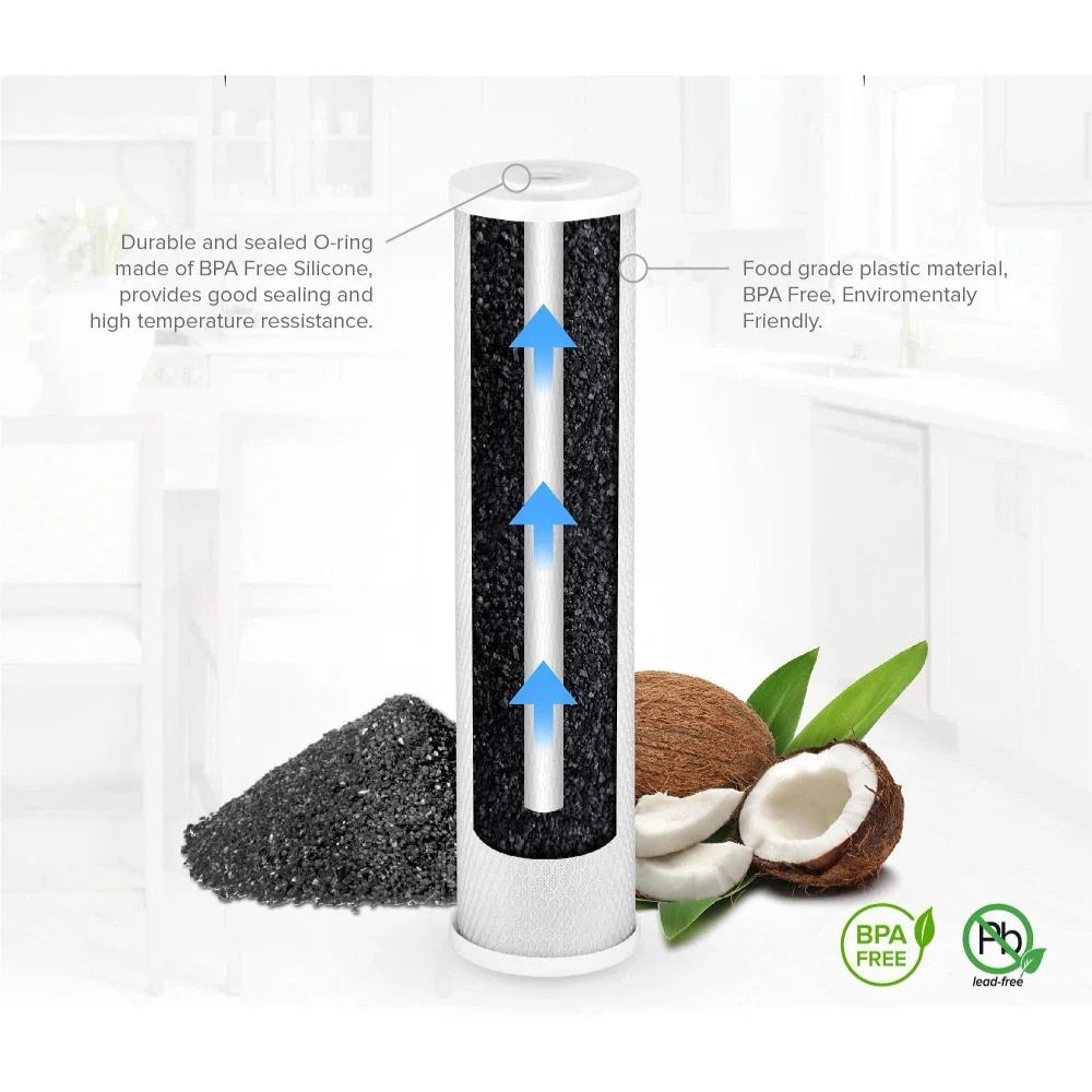 10in 20in PPC 2Set المنزل كله تصفية المياه استبدال عنصر تصفية المياه مياه الشرب