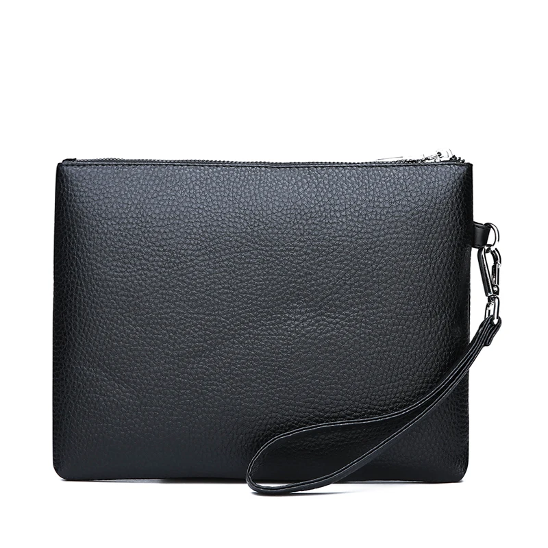 Fashion Simple Design Business Men Clutch Bag High Quality PU Leather Cardholder Case Casual Male Envelop Handbag Day Clutch