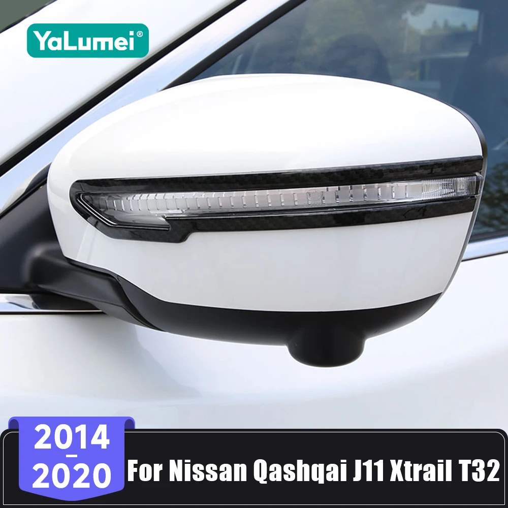 

For Nissan Qashqai J11 X-trail X trail T32 2014 2015 2016 2017 2018 2019 2020 Car Rear View Mirror Anti-collision Strip Sticker