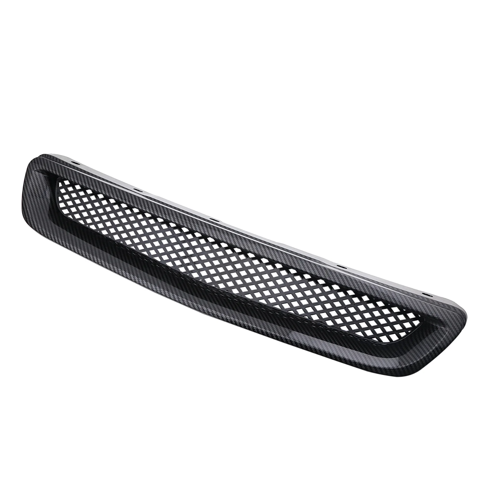 

3X Car Carbon Fiber Mesh ABS Front Hood Grille Grill For 96-98 Honda Civic EJ/EK JDM Type R