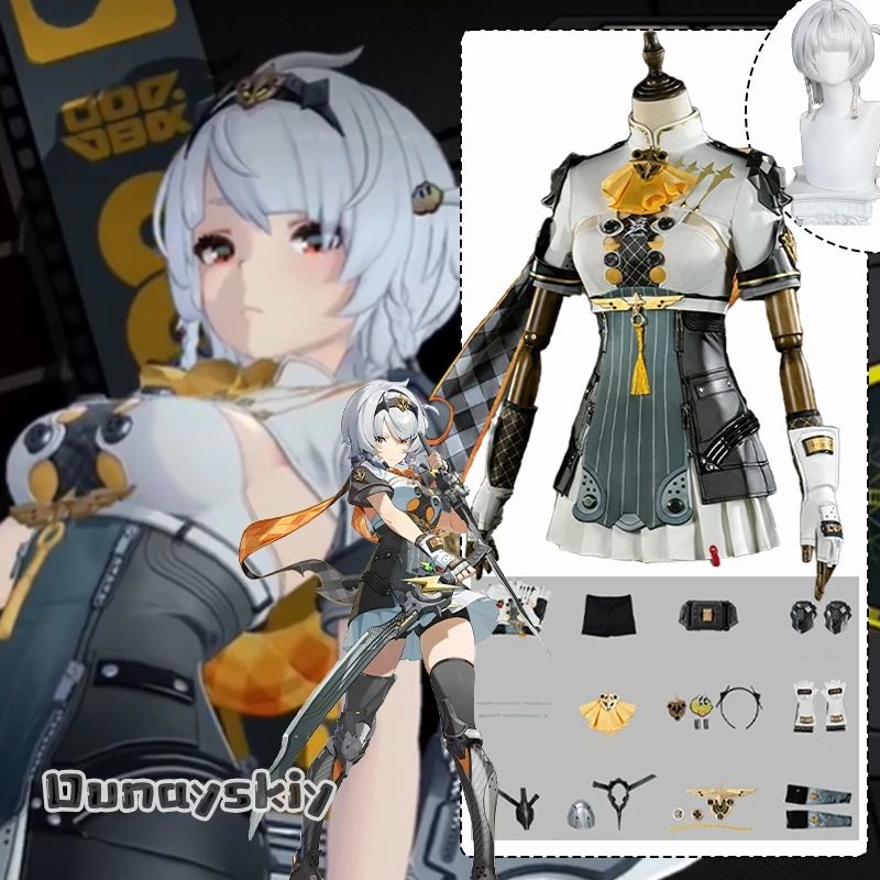 Zenless Zone Zero Soldier 0 – Anby Cosplay Kostüm Sexy Slim Fit Kleid Kampfuniformen Spiel Zzz Rollenspiel Damenkostüm S-2XL
