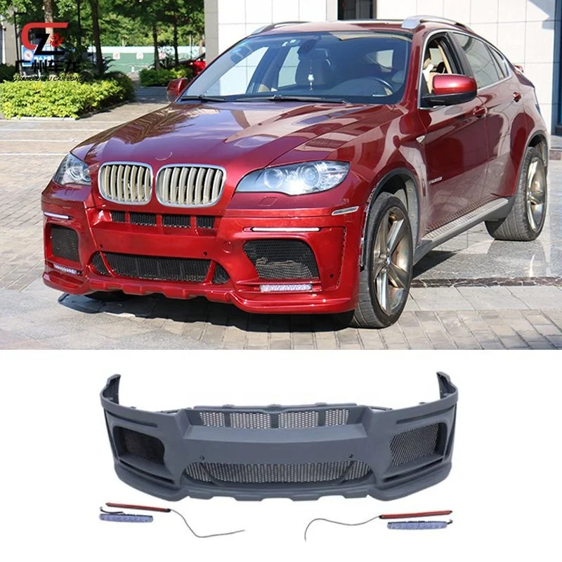 

Hot Selling PU Material HAMAN Style Car Bumpers Front Bumper for BMW X6 E71 2008-2013 Car Bodykit