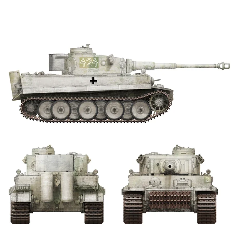 Border Model BT-034 TIGER 1 Tank Early Battle Kharkov 1/35 Assembly Model Kit