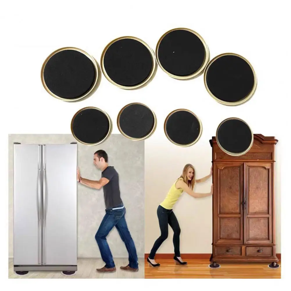 4 قطعة الأثاث المنزلق السجاد الصلبة الطابق الأثاث المحرك قابلة لإعادة الاستخدام الأثاث أريكة طاولة السرير مكتب الطابق حامي تتحرك الوسادة