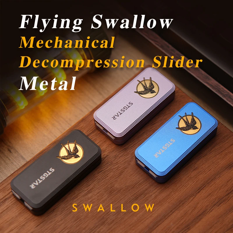 

EDC Fidget Toy Fidget Slider Fidget Spinner Slider +3 Stress Relief Anti-Anxiety Toys for Kids Adults Cool Desk Toys for Office