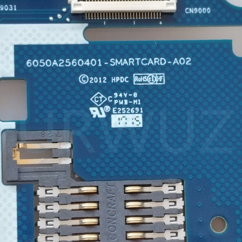 New Original Laptop Smart Card Reader Board For HP EliteBook 840 850 G1 802537-001 6050A2560401