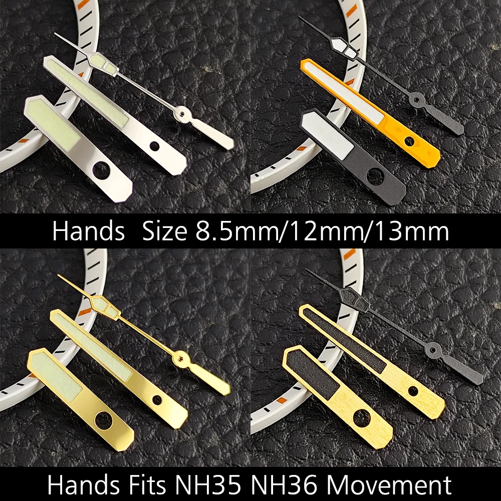 Men'S Accessories Watches - Wijzers Groen Lichtgevend NH35 Wijzers Geschikt