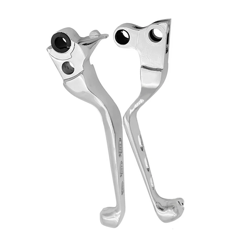 2pcs Motorcycle Clutch Brake Lever Handle Aluminum Motorcycle Brake Handle for Harley Davidson XL Sportster 883 AND 1200 Softail