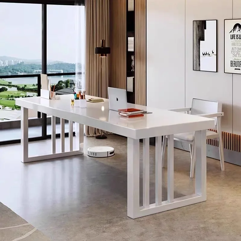 Nordic solid wood desk computer desktop simple desk writing desk simple modern study table household pine table