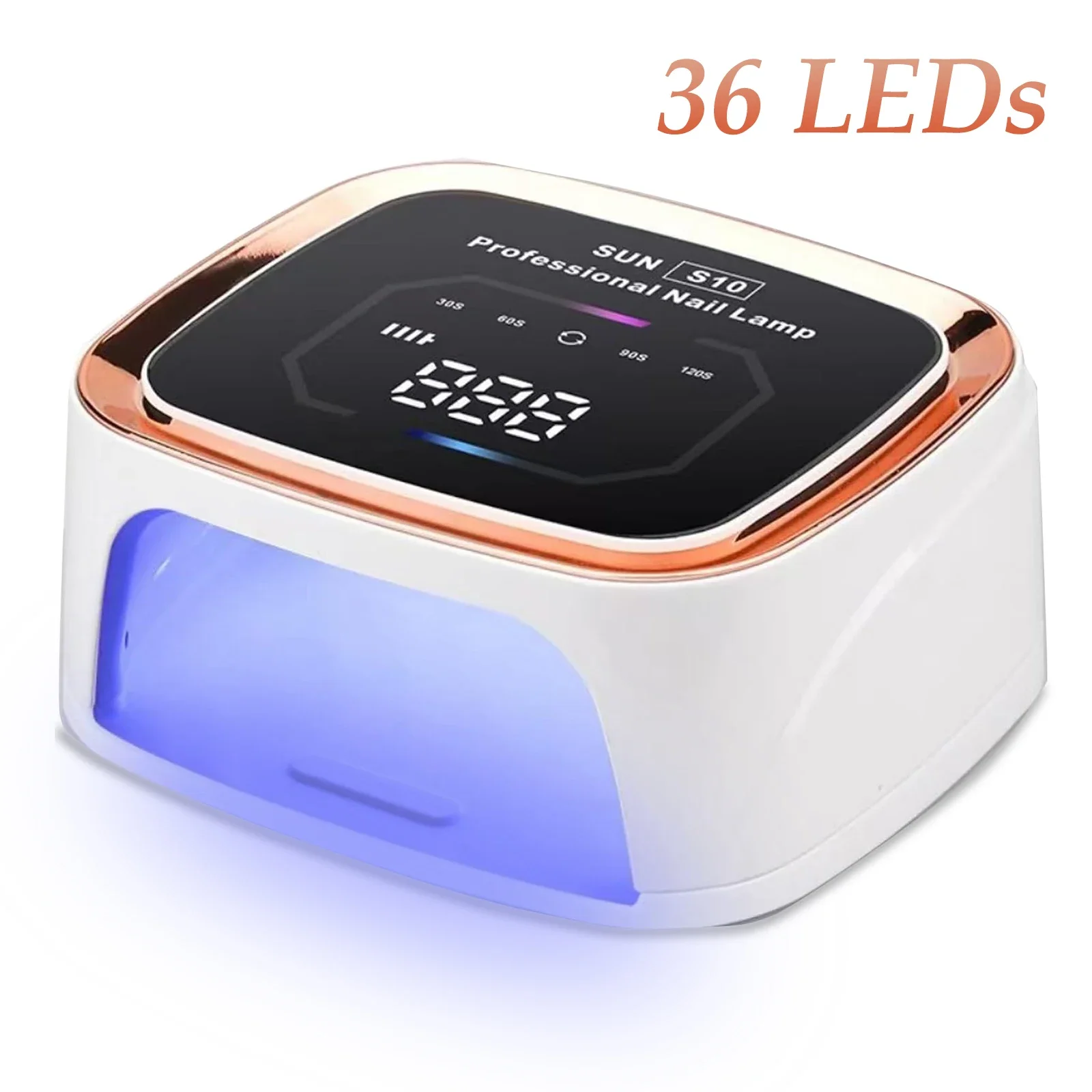 Rechargeable UV LED Nail Lamp 108W Professional Cordless Nail Dryer for Curing Varnish Nail Gel Quick-Drying Lamp for Manicure