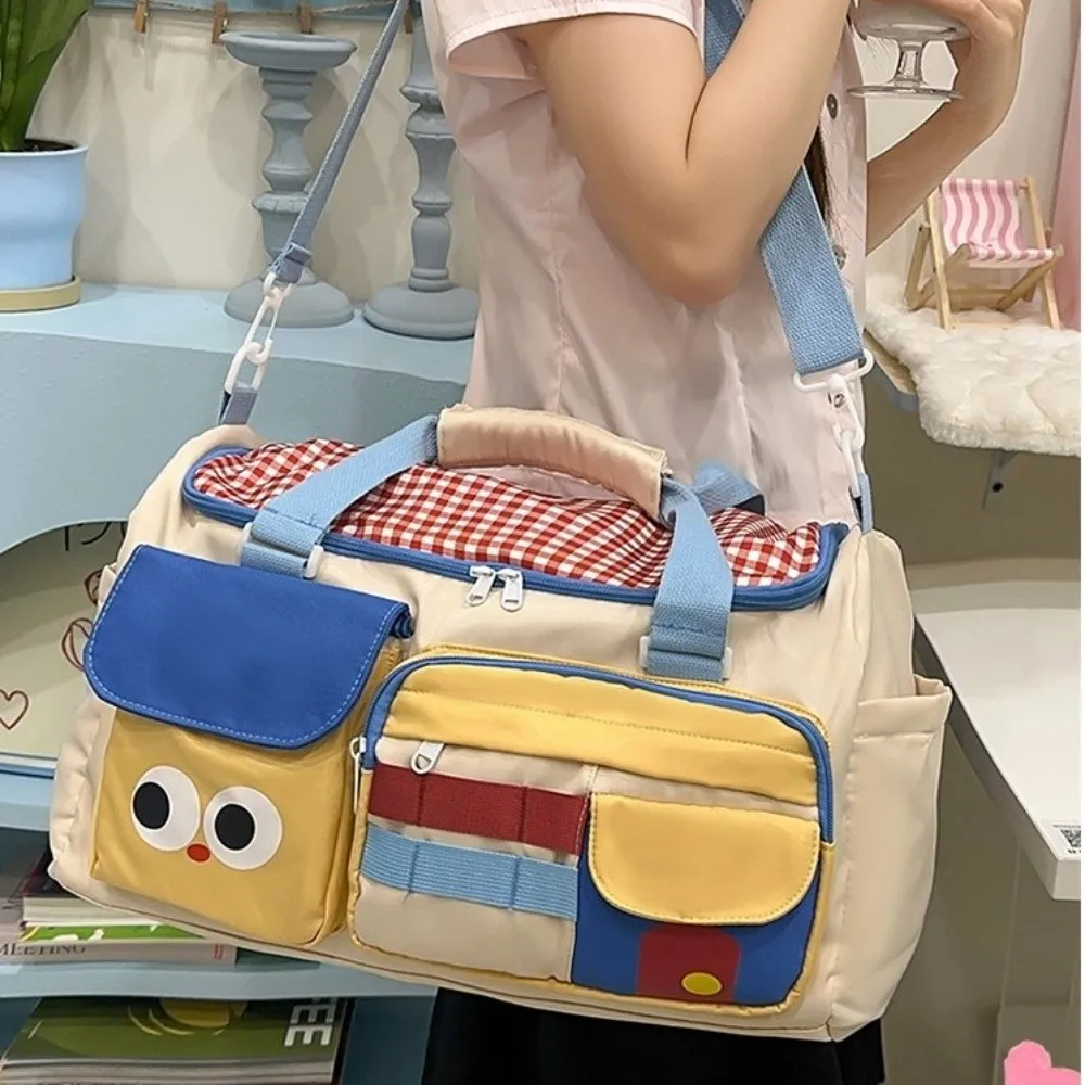 

Дорожная сумка с допамином большой вместимости, Оксфорд, специальное отделение для обуви, дорожная спортивная сумка, красочная спортивная сумка с несколькими карманами для спортзала