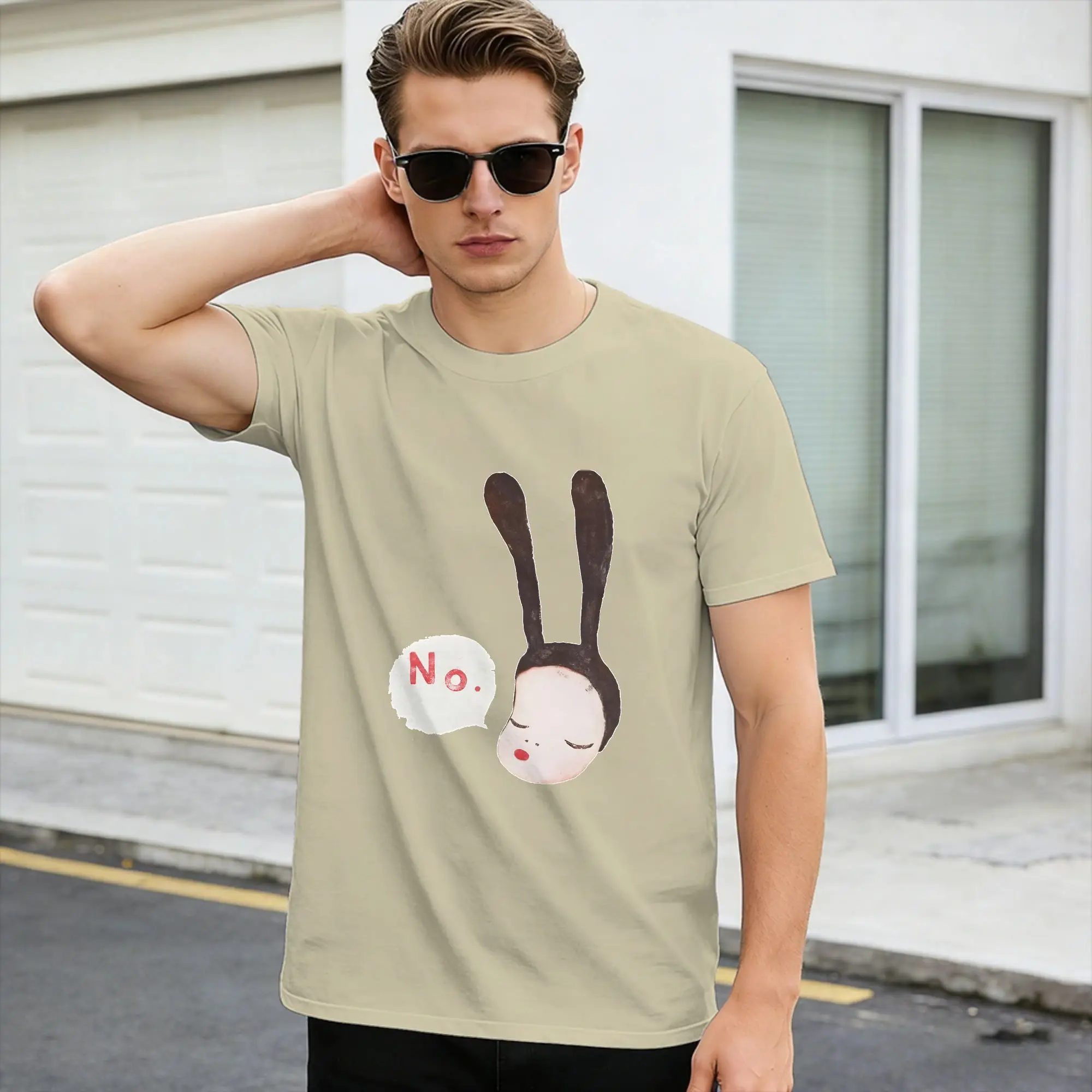 Y-Yoshitomo Nara T Shirt Man no Y2K Retro T-Shirts Summer O-Neck Novelty Tees Hot Sale Oversized Tops,