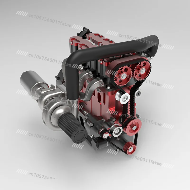 Turbocharged Engine Model Independently Lubricated Water-cooled Twin Cams