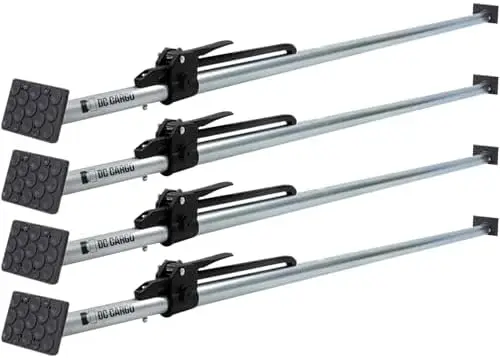 

Heavy-Duty Adjustable Cargo Load Bars 89-104" - Pack of 4