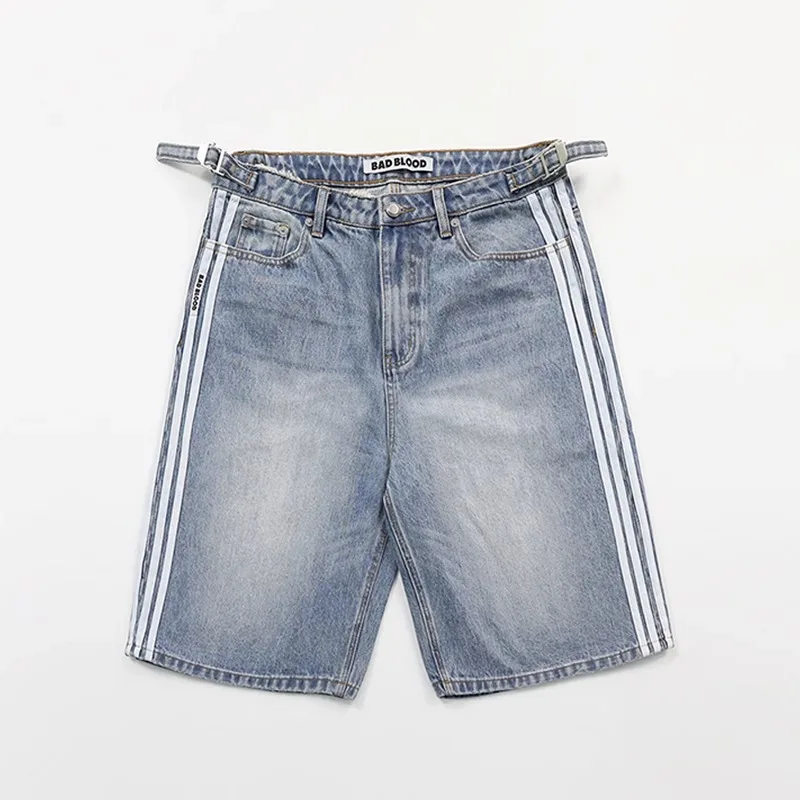 2025 Badblood Short Pants Spice Girls Vintage Denim Shorts Women's Sports Niche Designer Five Pants