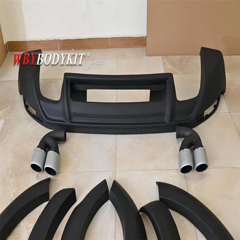 Suitable for Volkswagen Touareg modified HOFELE with wide body size surround wheel arches, front and rear grille