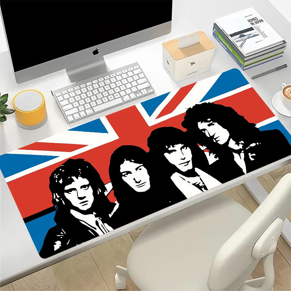 Queen Band Large Mouse Pad Gaming Mousepad PC Gamer Computer Office Mouse Mat XXL Silicone Keyboard Mat Desk Pad Laptop Mausepad