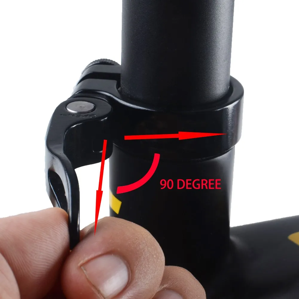 1Pcs Bike Seat Post Clamp 31.8mm 34.9mm Aluminum Alloy Seat Tube Clip Bicycle Quick Release Seatpost for Mountain Tube Bike