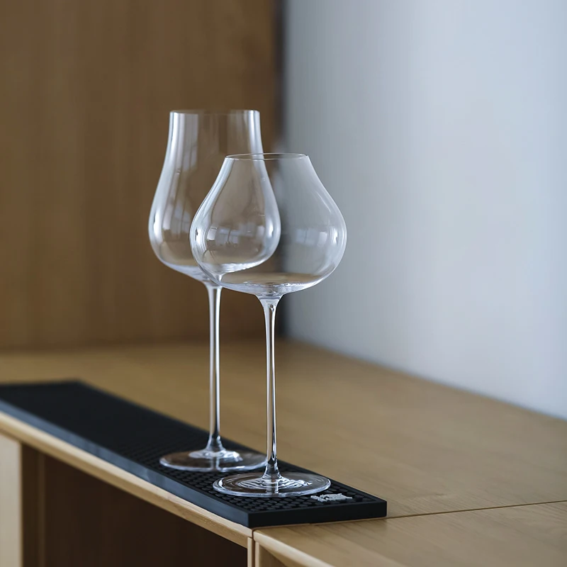 WG9202 كريسون سلوفاكيا نمط سوبر رقيقة كريستال بورجوندي كأس النبيذ الأبيض الداكن Sommelier الحصري تذوق كأس للنبيذ