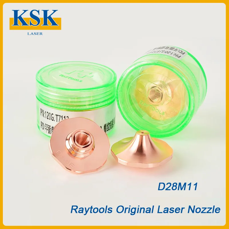 Raytools Original Laser Cutting Nozzles D28 Single/Double Layer Caliber 1.2-1.8mm Laser Nozzles For Raytoosl Fiber Laser Head